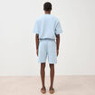 Short bleu ciel homme