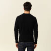Pull éco-responsable noir homme