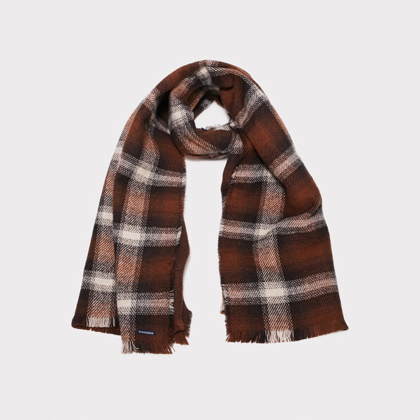 echarpe eco responsable marron homme Écharpe éco-responsable marron homme