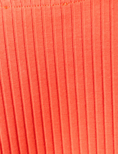 Polo manches courtes orange femme