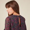 Blouse éco-responsable multicolore femme