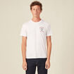 T-shirt manches courtes ecru homme