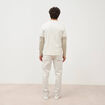 T-shirt en coton manches courtes gris clair homme