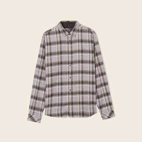 Chemise manches longues vert kaki homme