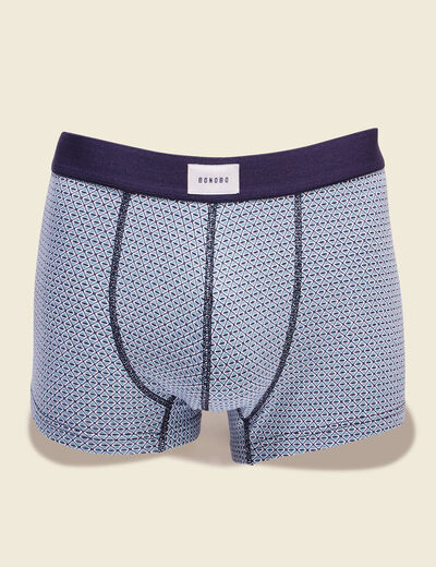Lot 2 boxers bleu gris homme