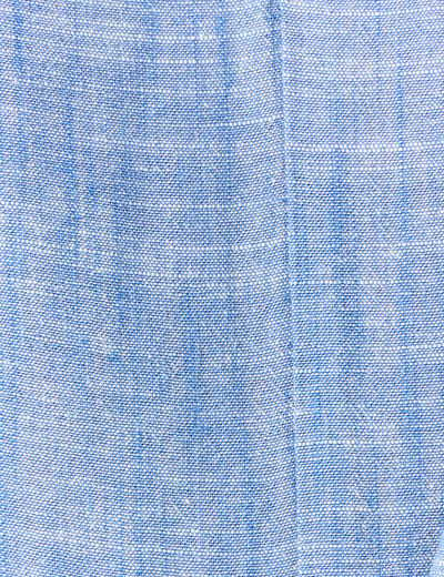 Combinaison pantalon ceinturée bleu femme