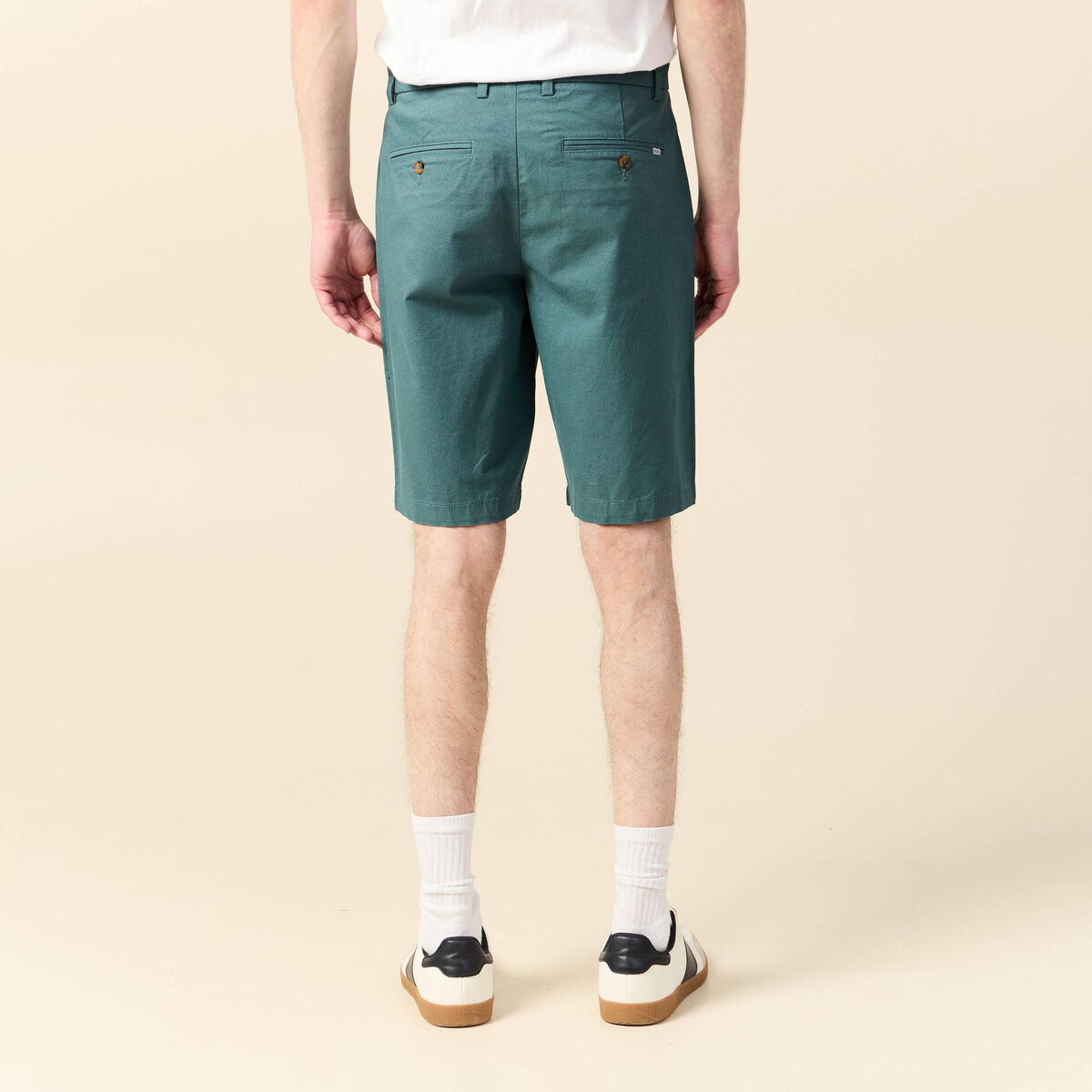 Short vert fonc&eacute; homme