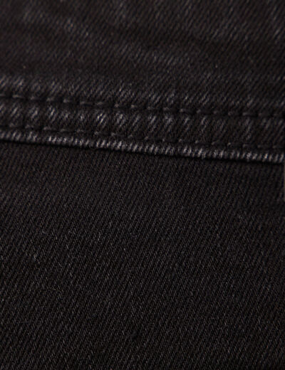 Jeans tapered 5 poches denim noir homme