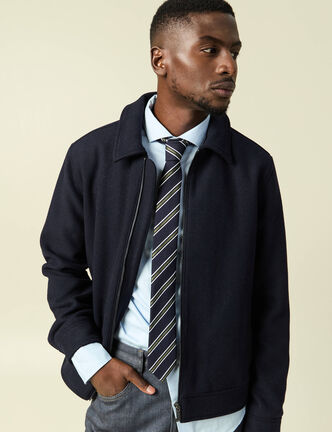Cravate bleu marine homme