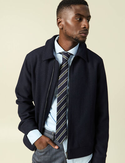 Cravate bleu marine homme