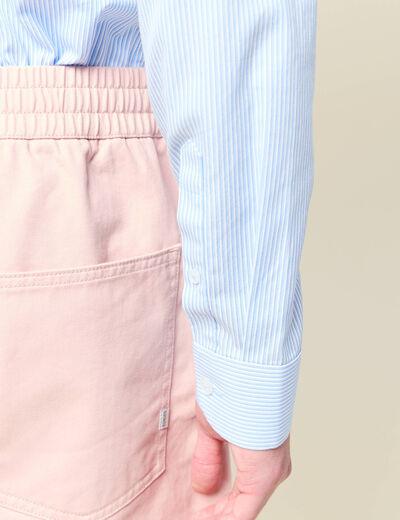 Chemise manches longues bleu ciel homme
