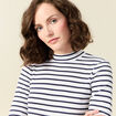 T-shirt manches longues ecru femme