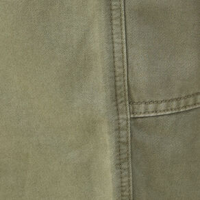 Bermuda droit à coulisse vert kaki homme