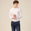 Chemise manches longues blanc homme