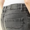 Jeans bootcut denim gris clair femme