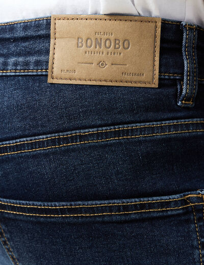 Jeans skinny tapered denim brut homme