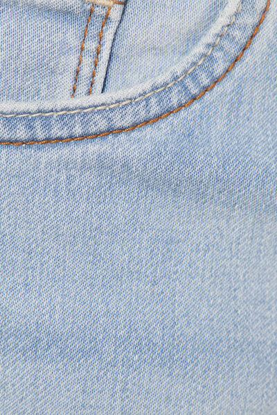 Bermuda confort ultra stretch denim bleach homme
