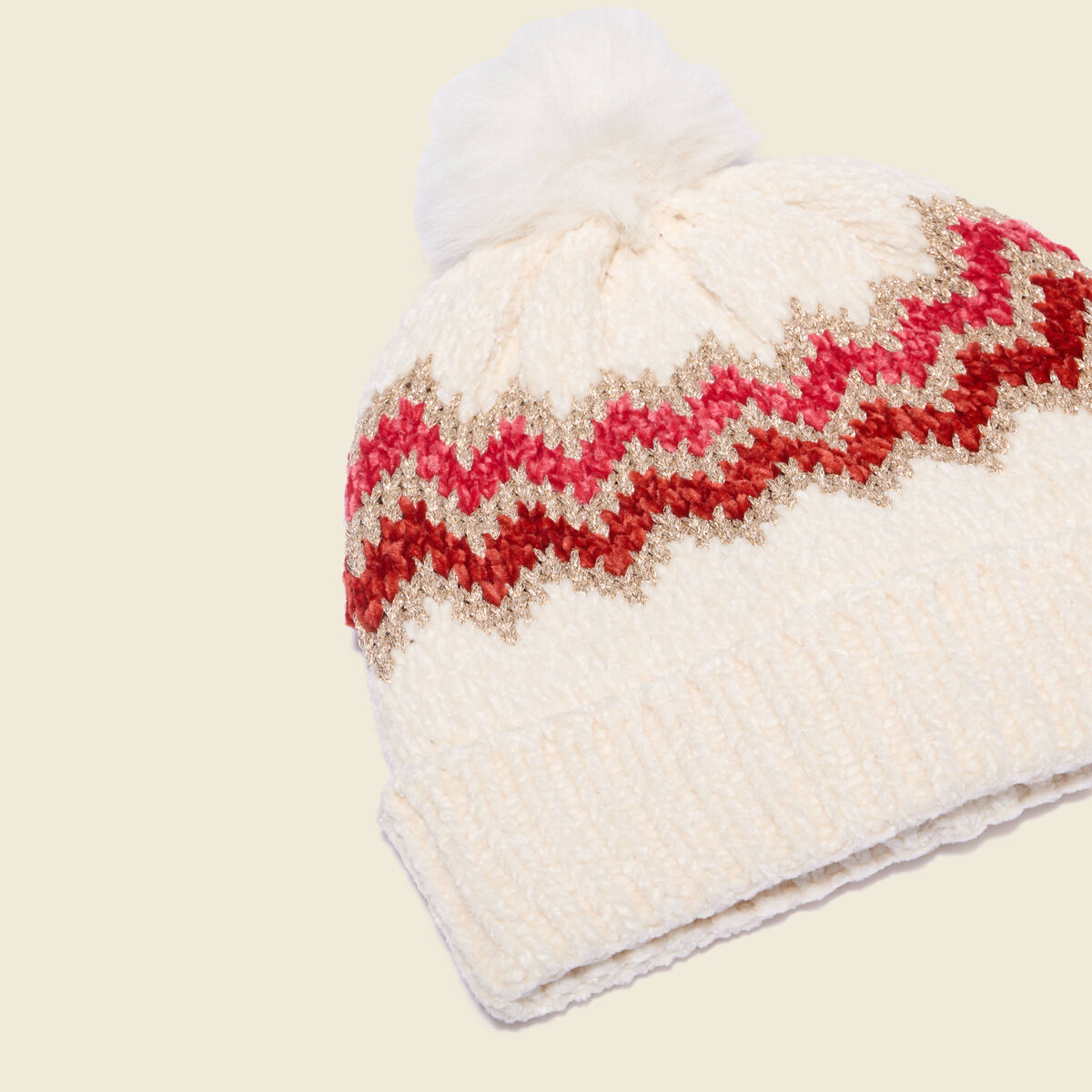 Bonnet ecru femme
