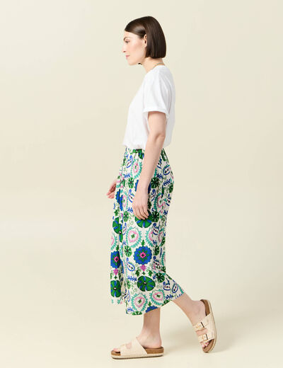 Jupe taille standard blanc femme