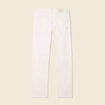 Jeans regular 5 poches denim blanc homme