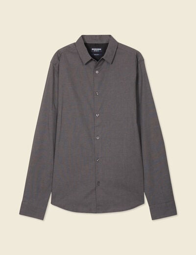Chemise éco-responsable gris homme