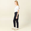 Jeans mom fabriqu&eacute; en France denim brut femme