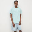T-shirt en coton bleu gris homme