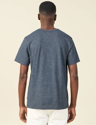 T-shirt manches courtes bleu marine homme