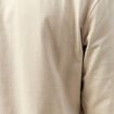 T-shirt en coton manches longues beige homme