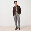 Polo manches courtes vert kaki homme