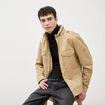 Veste col montant manches longues beige homme
