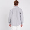 Surchemise manches longues doubl&eacute;e gris fonc&eacute; homme