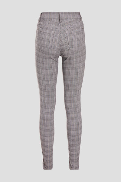 Pantalon skinny gris femme