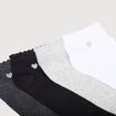 Lot de 4 paires de chaussettes noir femme