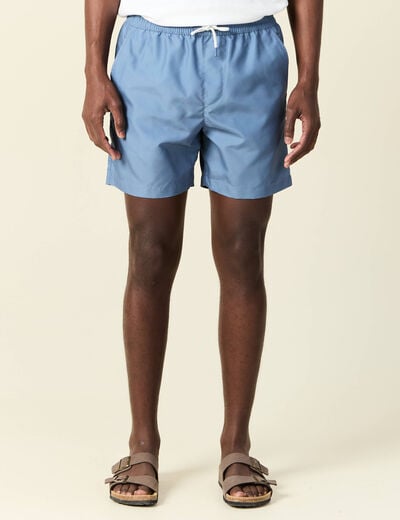Short de bain bleu foncé homme