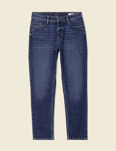 Jeans slim 7/8ème denim brut femme