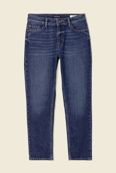 Jeans slim 7/8ème denim brut femme