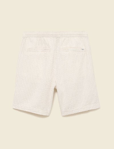 Short beige homme