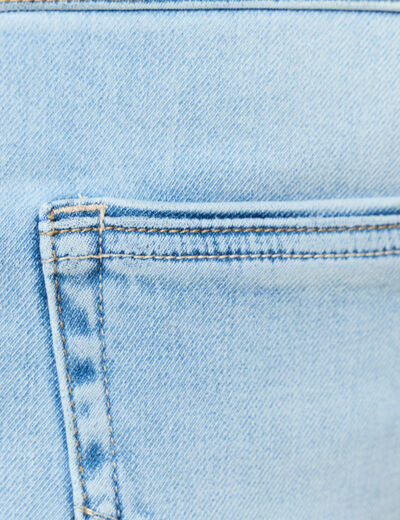 Jeans straight ultra stretch denim bleach homme