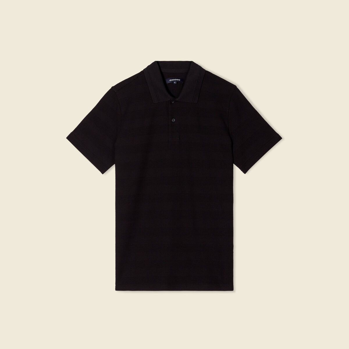 Polo manches courtes noir homme