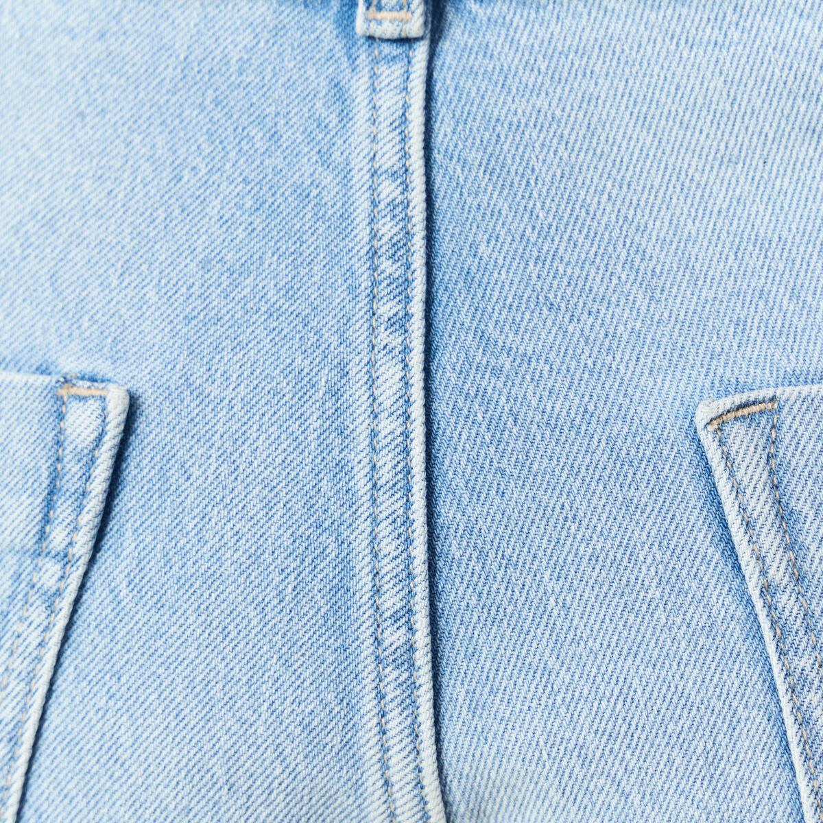 Jeans mom ceinture foulard denim bleach femme