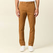 Pantalon slim Instinct chino marron homme