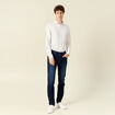 Chemise manches longues blanc homme