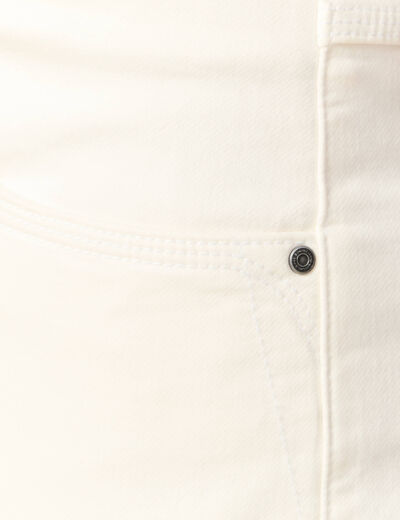 Jeans straight homme used L34 denim blanc homme