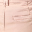 Chino cigarette 7/8&egrave;me taille haute rose clair femme