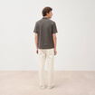 Polo manches courtes vert fonc&eacute; homme