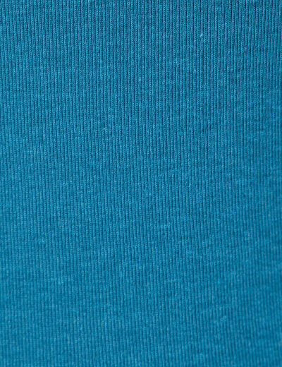 T-shirt manches longues bleu pétrole femme
