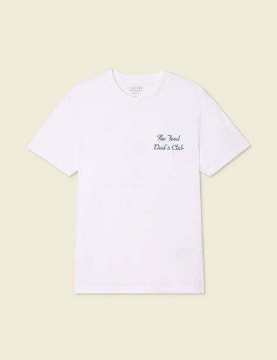 T-shirt manches courtes blanc homme