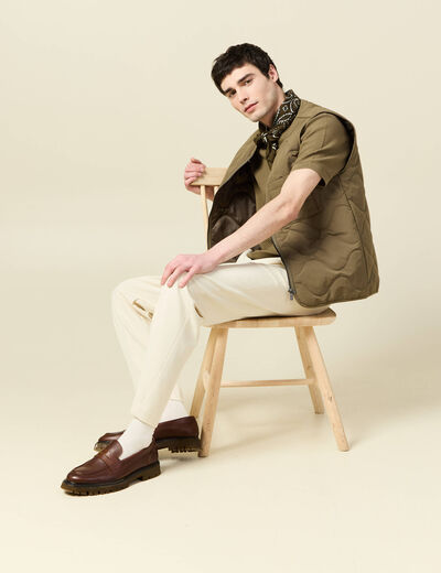 Pantalon ecru homme