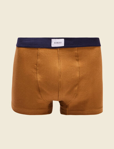 Lot 2 boxers marron homme